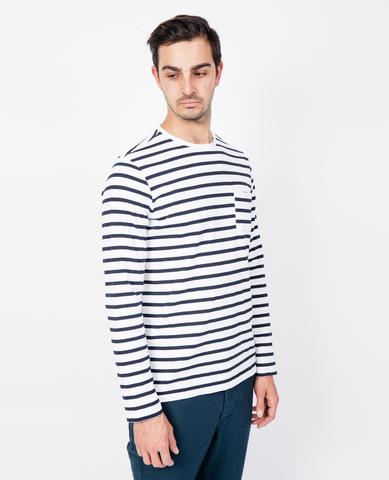 Arpenteur Brehat White Stripped Shirt