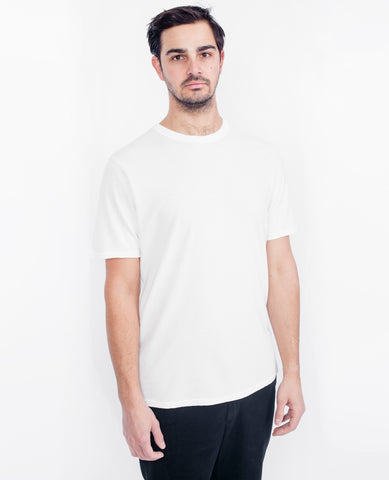 LES BASICS Crew Tee / White
